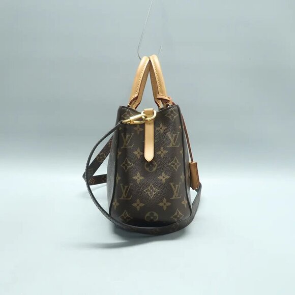 Louis Vuitton Montaigne Brown Monogram Canvas Satchel 1537-010525 - Picture 4 of 13